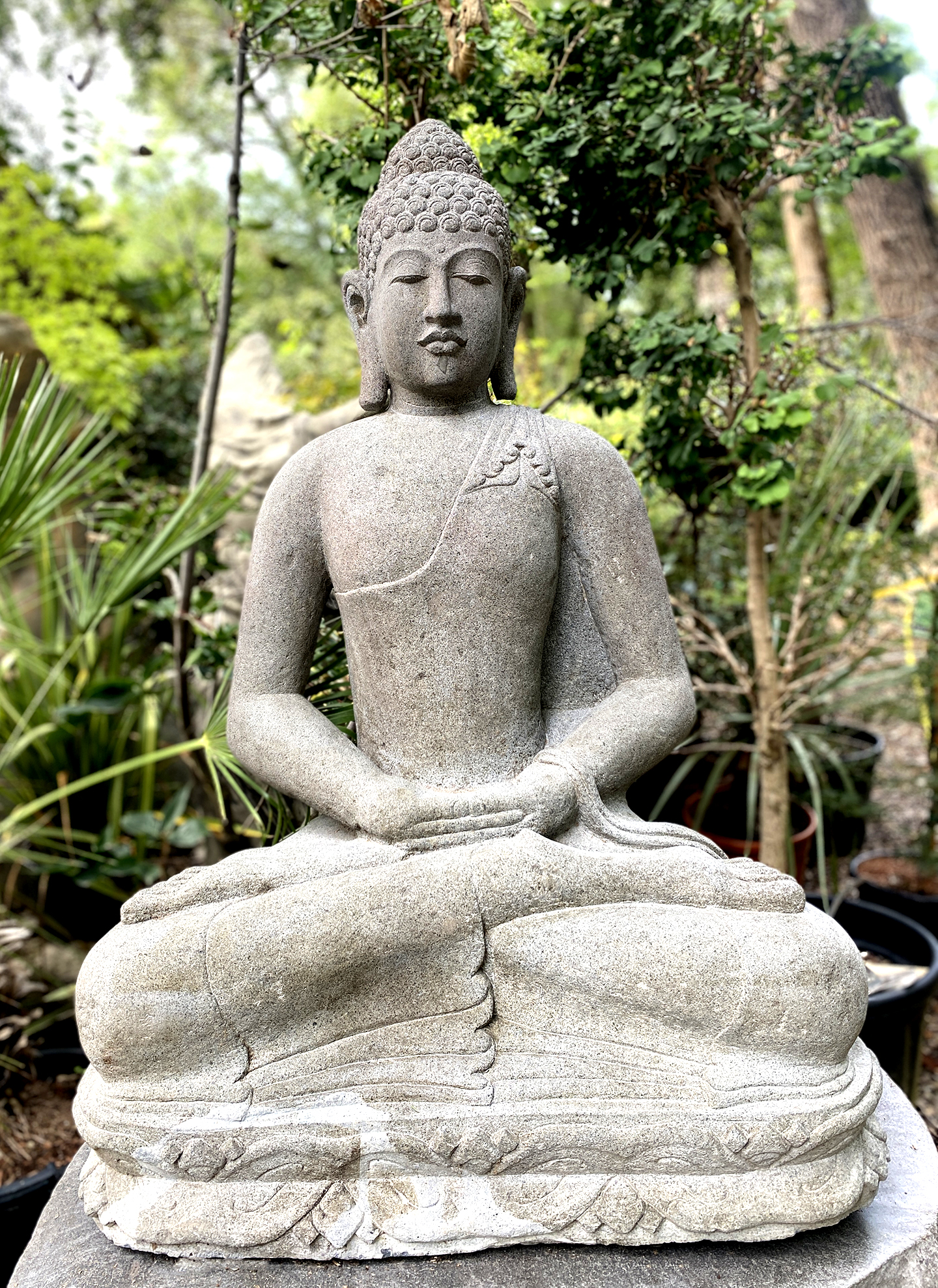 Sitzender Buddha im Dhyana Mudra - 125 cm