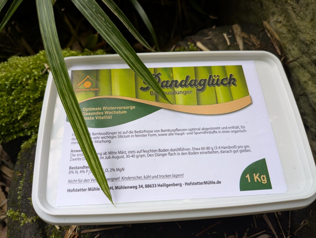 Bambusdünger Pandaglück