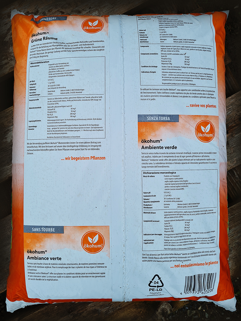 20210505_104513 Grüne Räume Erde, 30 Liter