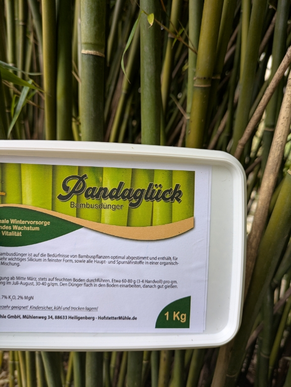 Bambusdünger Pandaglück